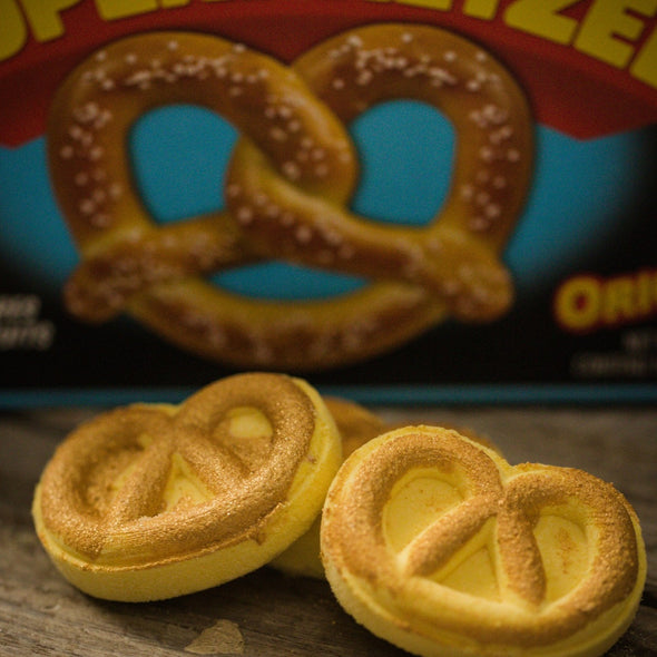 Snack Time In the Bath - Pretzels