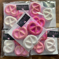 Snack time in the Bath! Pretzel Shaped Bombs